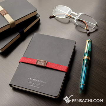 Premium C.D. Notebook A6 Black -  5 mm Graph - PenSachi Japanese Limited Fountain Pen