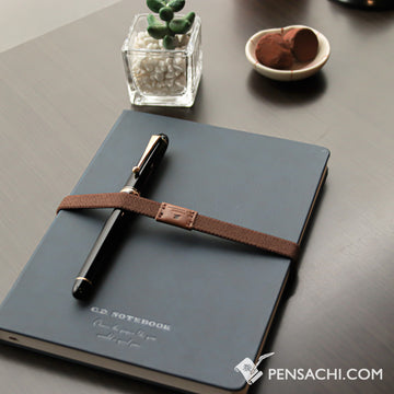 Premium C.D. Notebook A5 Navy Blue -  Ruled - PenSachi Japanese Limited Fountain Pen