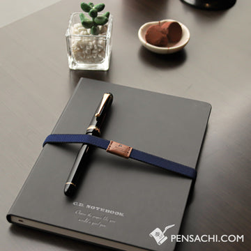 Premium C.D. Notebook A5 Black - 7mm Ruled - PenSachi Japanese Limited Fountain Pen