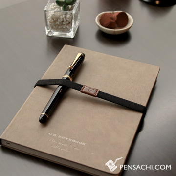 Premium C.D. Notebook A5 Light Brown -  Blank - PenSachi Japanese Limited Fountain Pen