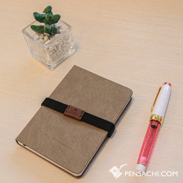 Premium C.D. Notebook B7 Beige - Blank - PenSachi Japanese Limited Fountain Pen