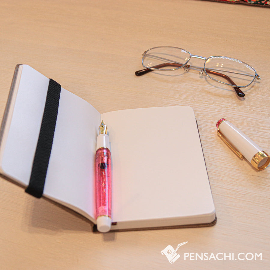 Premium C.D. Notebook B7 Beige - Blank - PenSachi Japanese Limited Fountain Pen