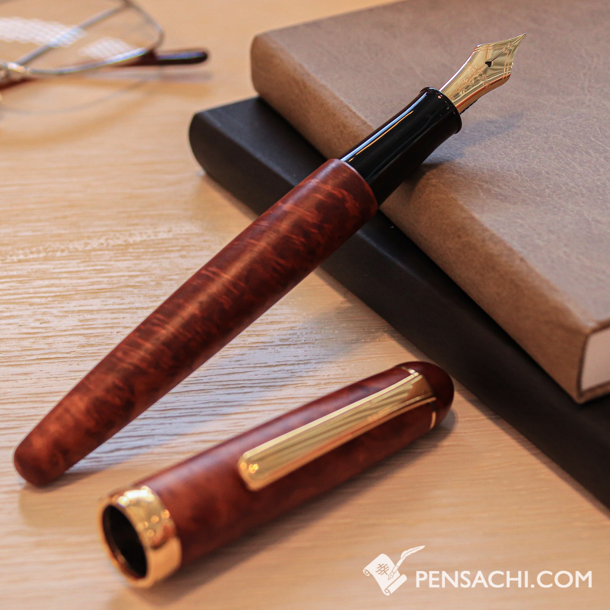 Platinum #3776 Century Briar Wood Fountain Pens | PenSachi