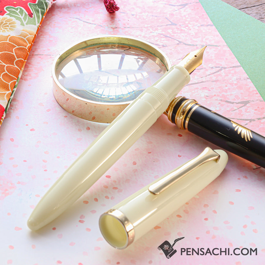 SAILOR 1911 Profit Junior Fountain Pen - Ivory White - PenSachi Japanese Limited Fountain Pen