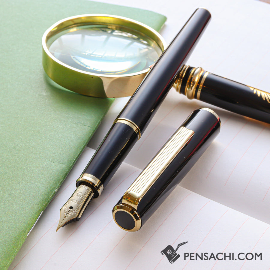 SAILOR Young Profit Fountain Pen - Black Gold - PenSachi Japanese Limited Fountain Pen