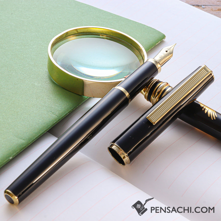 SAILOR Young Profit Fountain Pen - Black Gold - PenSachi Japanese Limited Fountain Pen