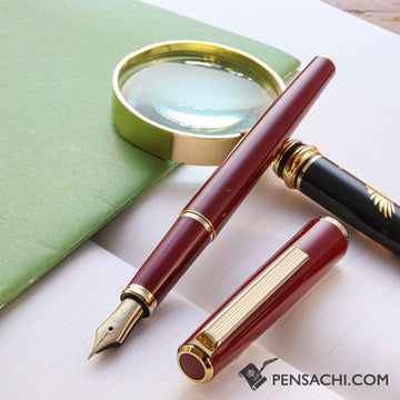 SAILOR Young Profit Fountain Pen - Dark Red - PenSachi Japanese Limited Fountain Pen