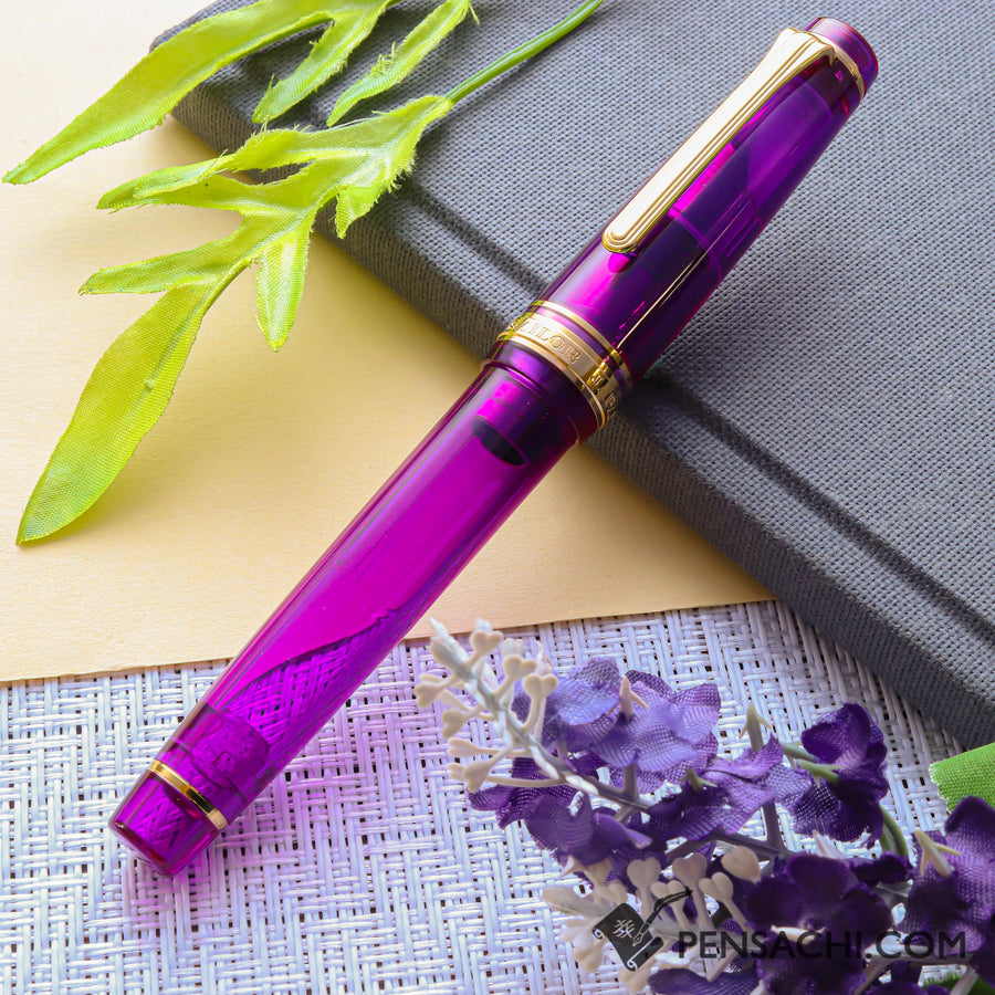 SAILOR Limited Edition Pro Gear Classic Demonstrator Fountain Pen - Wisteria Purple - PenSachi Japanese Limited Fountain Pen