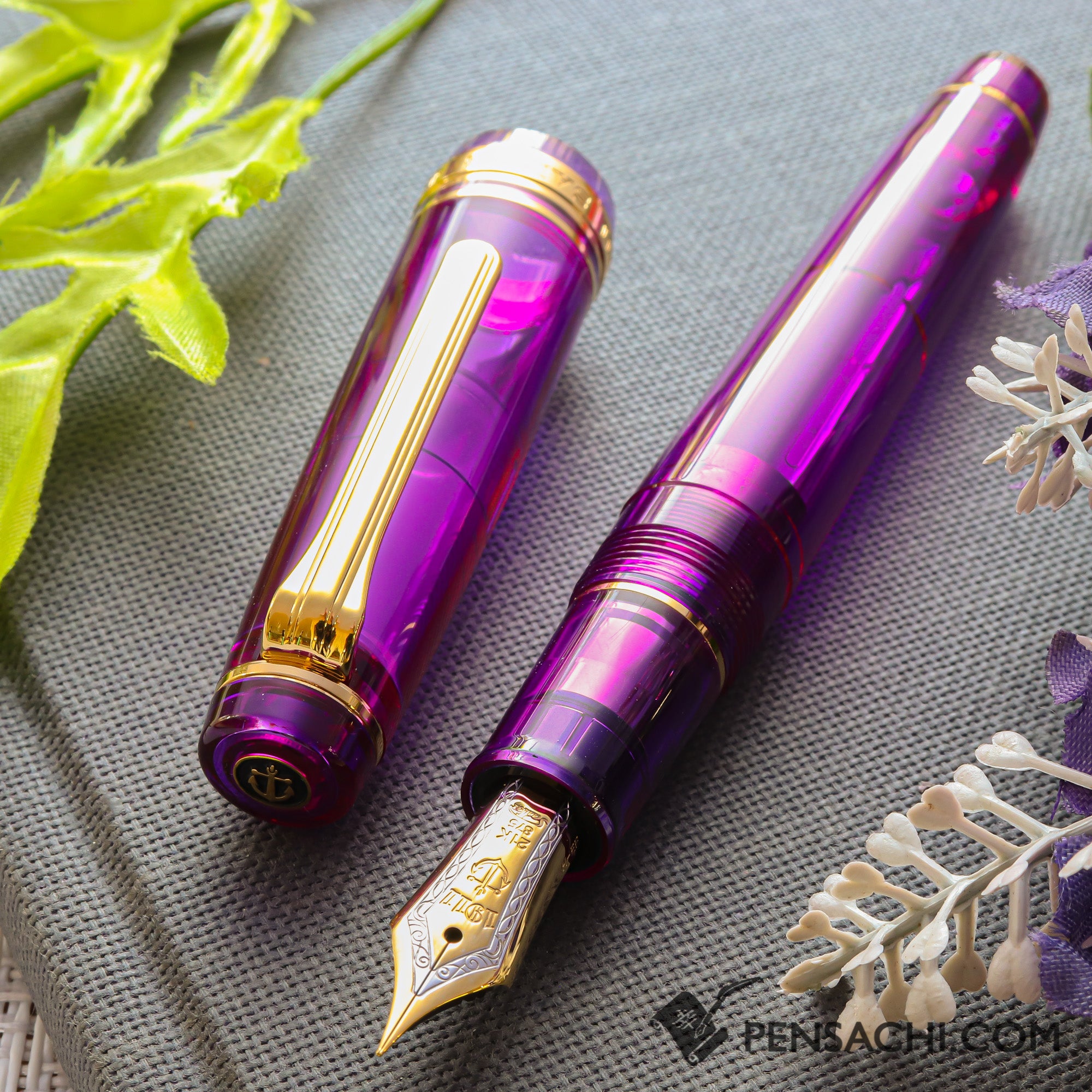 SAILOR Limited Edition Pro Gear Classic Demonstrator Fountain Pen -  Wisteria Purple