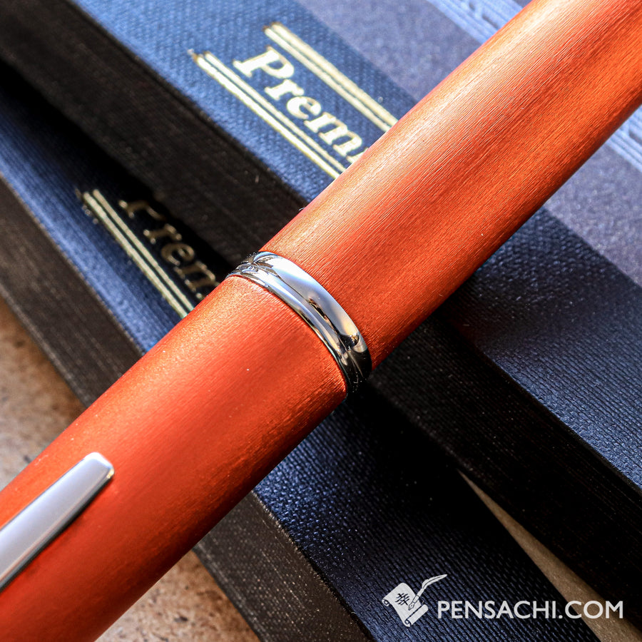 PILOT Limited Edition Vanishing Point Capless Decimo Fountain Pen - Orange - PenSachi Japanese Limited Fountain Pen