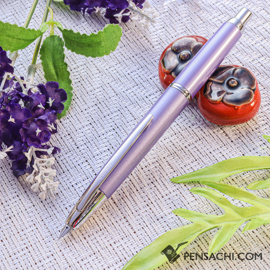 PILOT Vanishing Point Capless Decimo Fountain Pen - Violet - PenSachi Japanese Limited Fountain Pen
