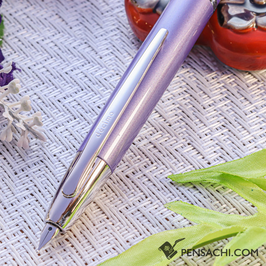 PILOT Vanishing Point Capless Decimo Fountain Pen - Violet - PenSachi Japanese Limited Fountain Pen