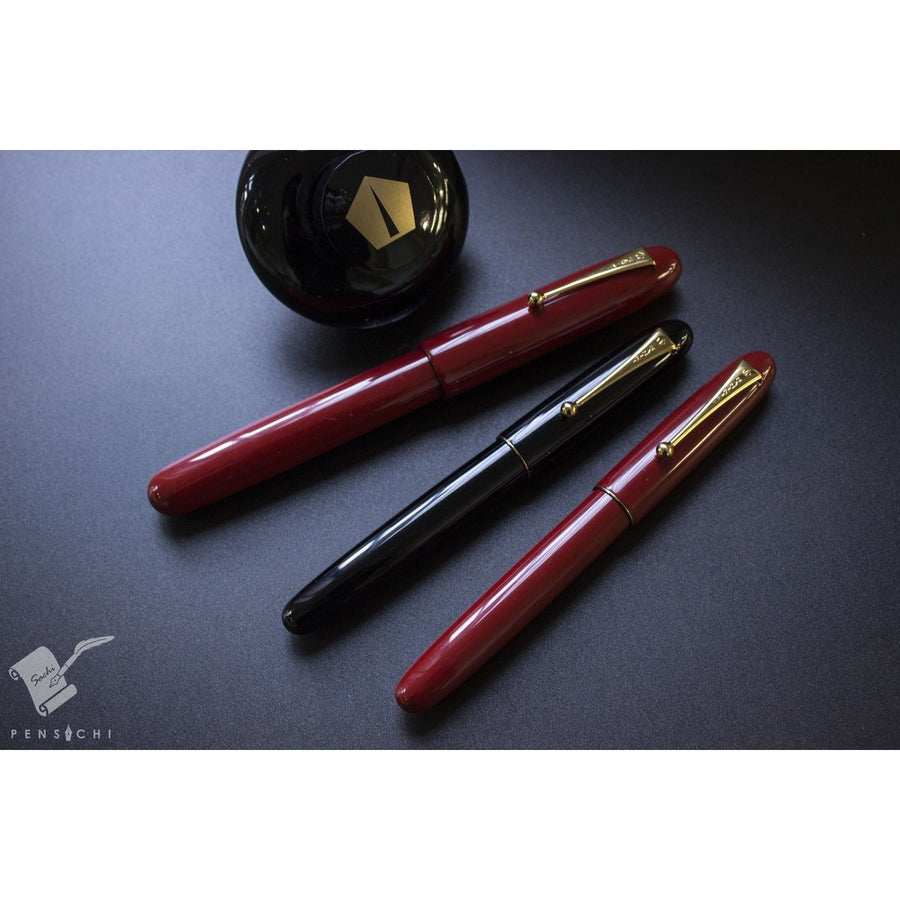 Namiki Urushi Lacquer Vermilion No.20 18kt Gold nib Fountain Pen - PenSachi Japanese Limited Fountain Pen