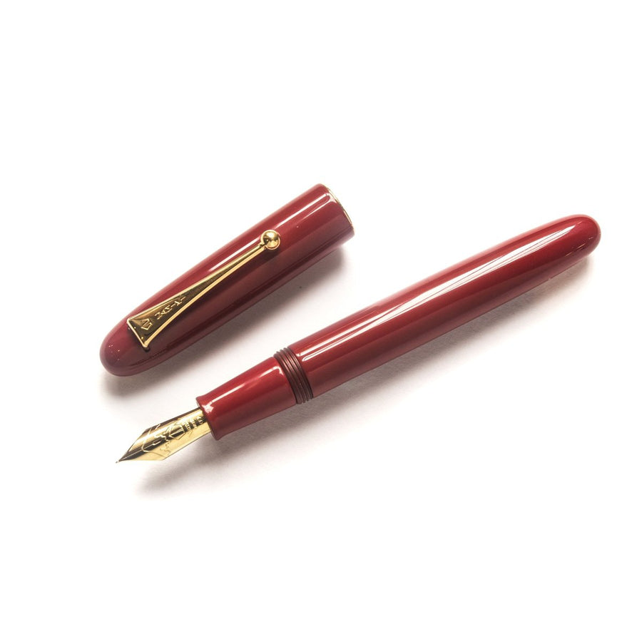 Namiki Urushi Lacquer Vermilion No.20 18kt Gold nib Fountain Pen - PenSachi Japanese Limited Fountain Pen