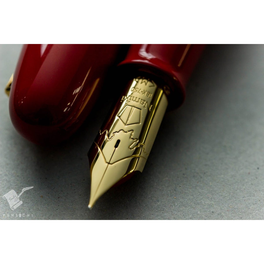 Namiki Urushi Lacquer Vermilion No.20 18kt Gold nib Fountain Pen - PenSachi Japanese Limited Fountain Pen
