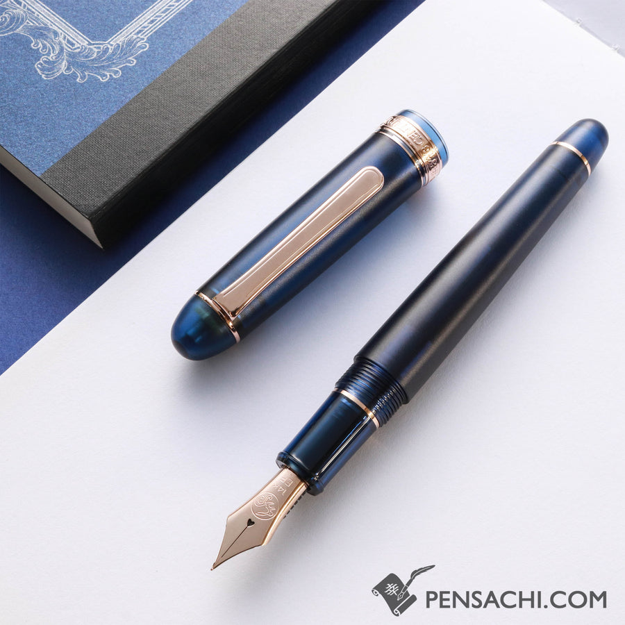 PLATINUM #3776 Limited Edition Fountain Pen - Indigo Jeans - PenSachi Japanese Limited Fountain Pen