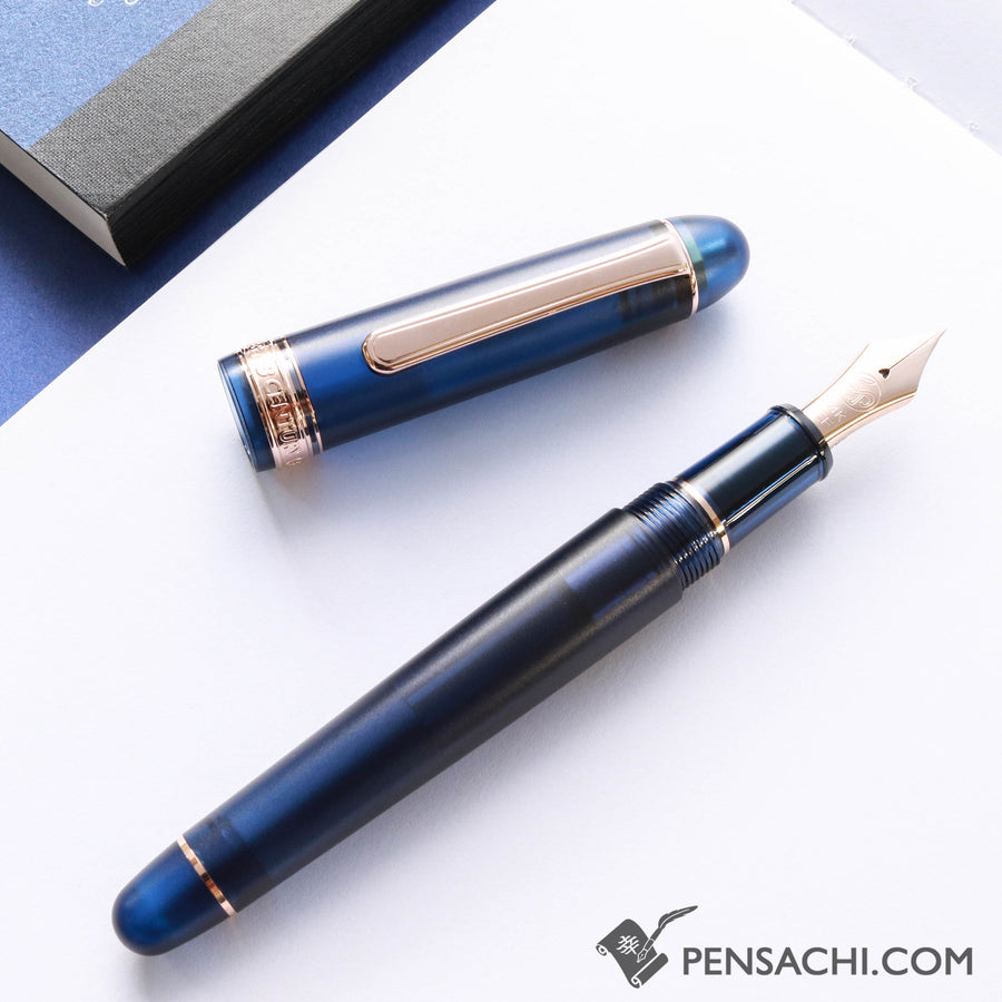 PLATINUM #3776 Limited Edition Fountain Pen - Indigo Jeans - PenSachi Japanese Limited Fountain Pen
