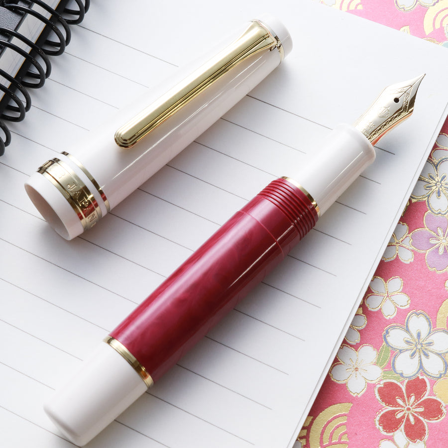 SAILOR Pro Gear Slim Mini Fountain Pen Rencontre - Bordeaux Fonce - PenSachi Japanese Limited Fountain Pen