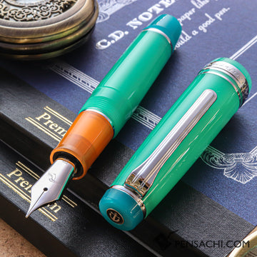 SAILOR Limited Edition Professional Gear Mini Fountain Pen - Kingfisher - PenSachi Japanese Limited Fountain Pen