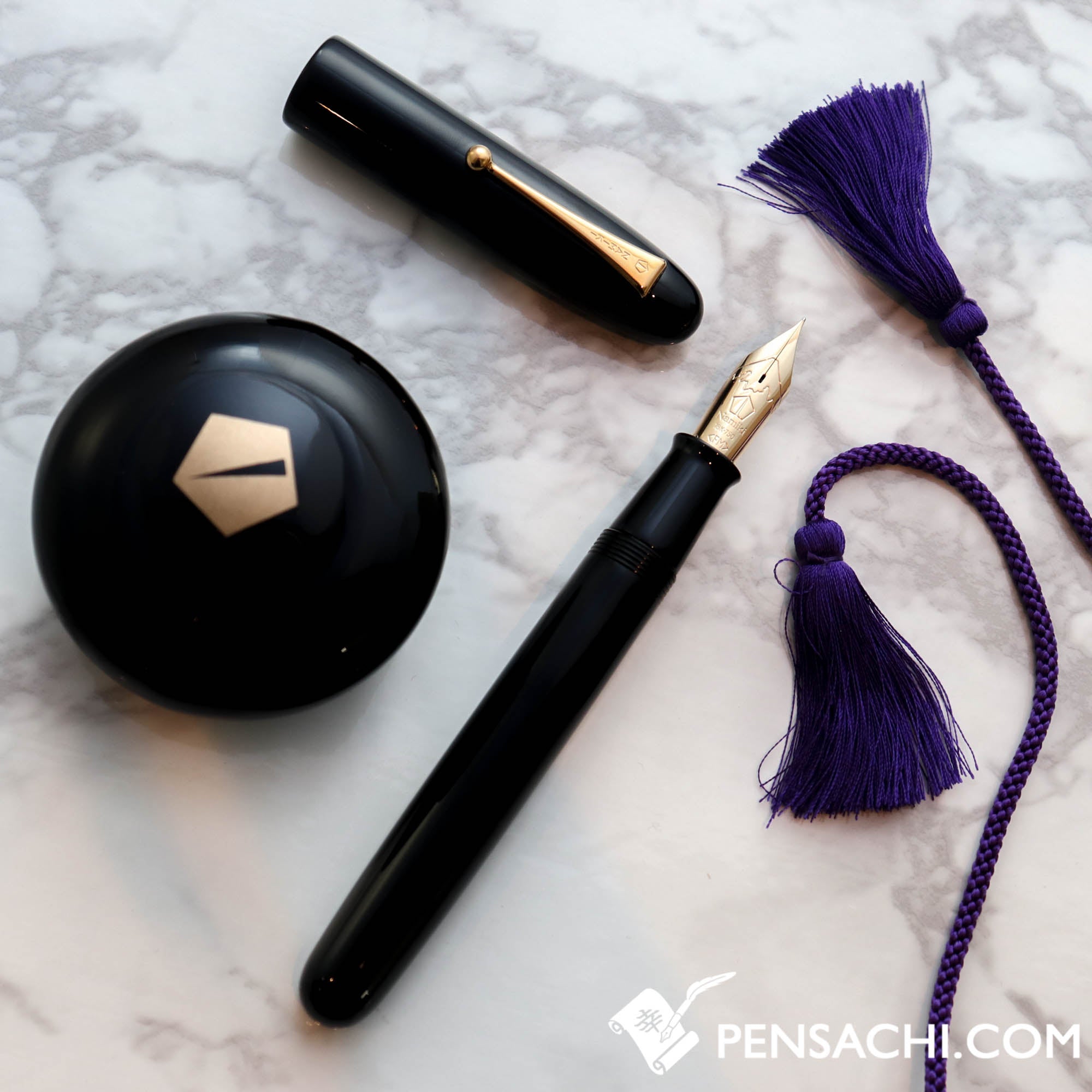 筆記具 Rin Wancher Dream Pen True Urushi Midori Tamenuri w/ Chrome Plated