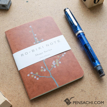 Yamamoto Ro-Biki Notebook Shape Series - Branch Flowers - PenSachi Japanese Limited Fountain Pen