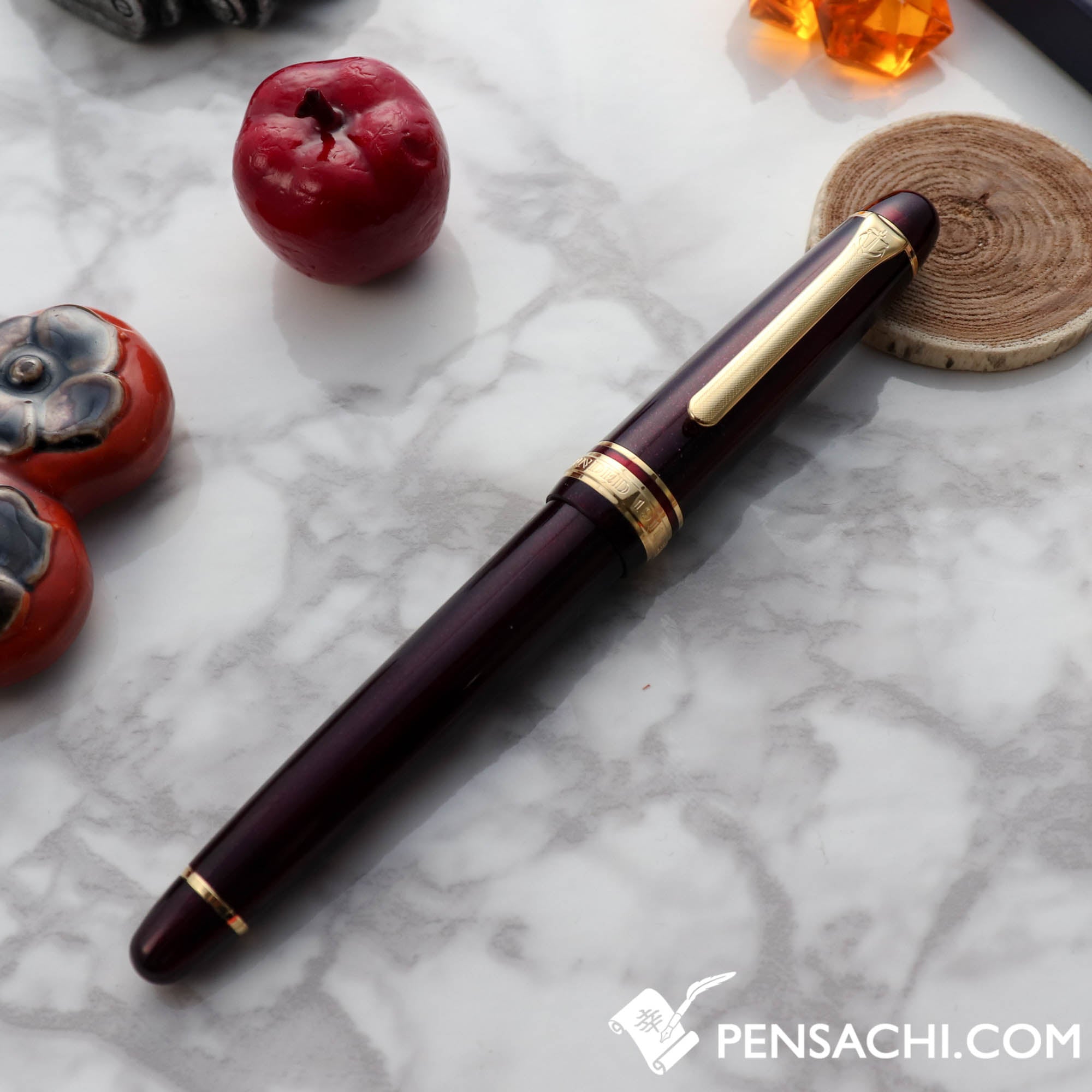 SAILOR Promenade Fountain Pen - Sparkling Red Gold | PenSachi