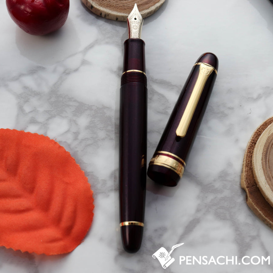 SAILOR Promenade Fountain Pen - Sparkling Red Gold - PenSachi Japanese Limited Fountain Pen