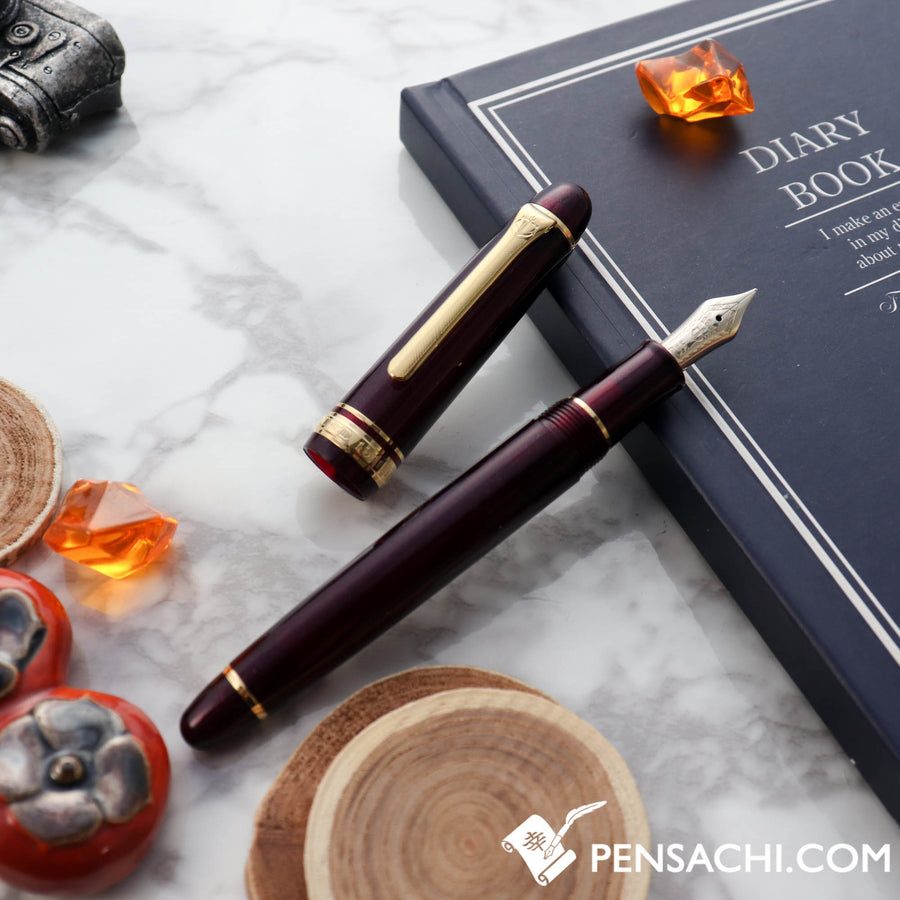 SAILOR Promenade Fountain Pen - Sparkling Red Gold - PenSachi Japanese Limited Fountain Pen