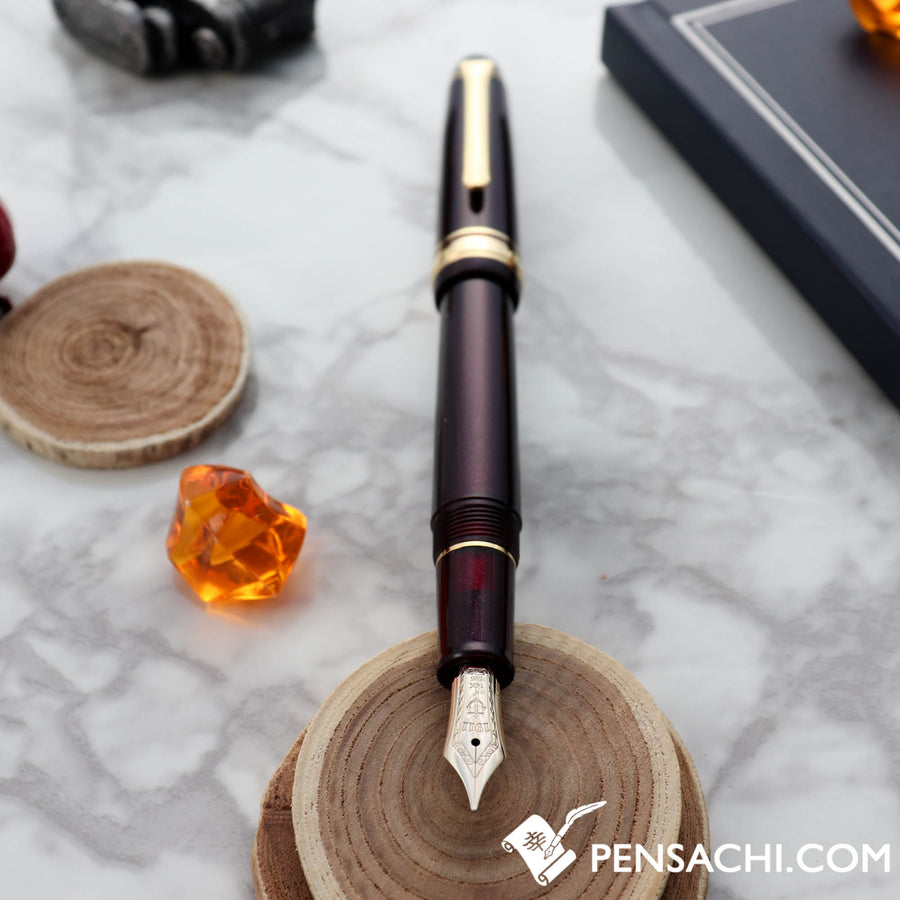 SAILOR Promenade Fountain Pen - Sparkling Red Gold - PenSachi Japanese Limited Fountain Pen