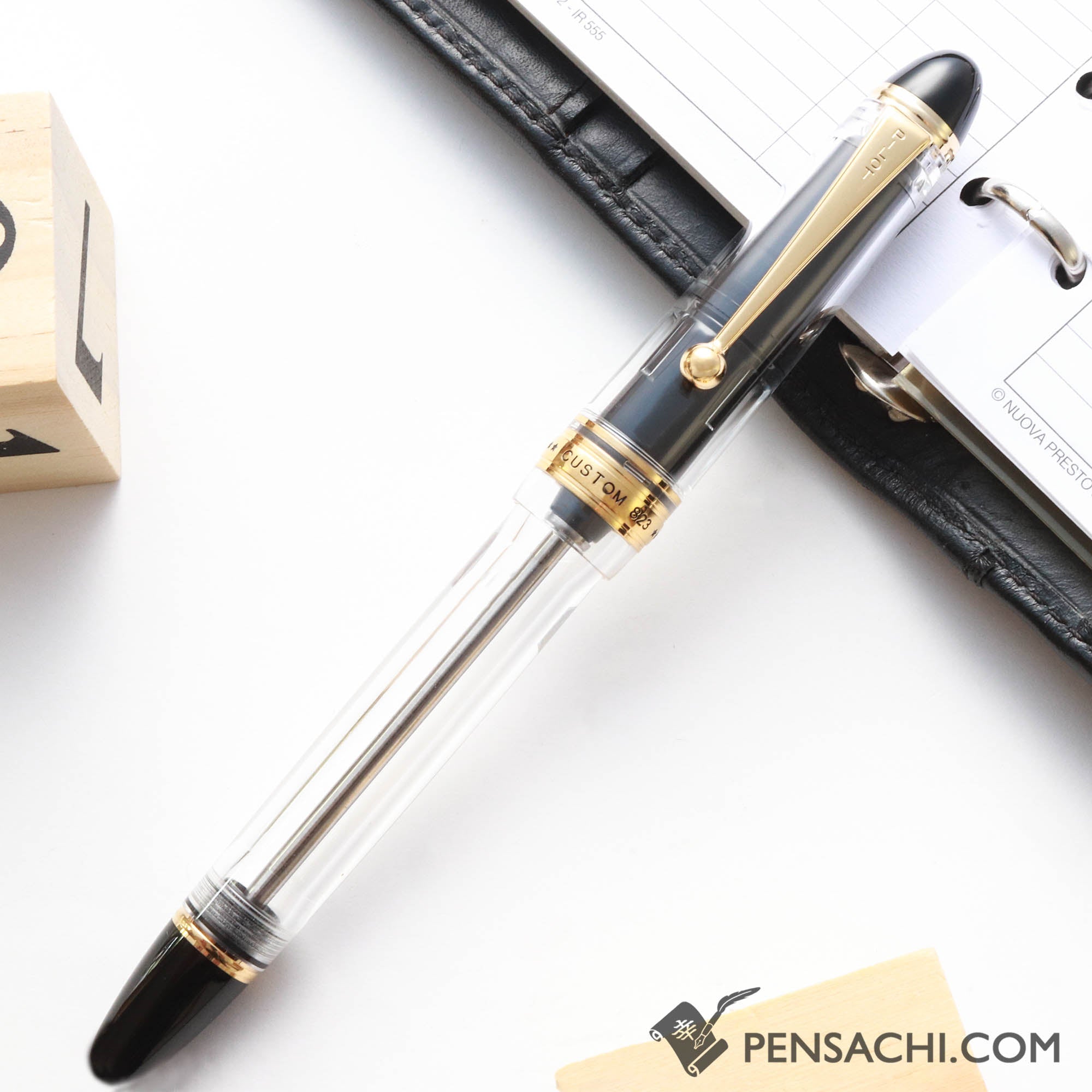 PILOT Custom 823 Transparent 14K Gold Special Nib Fountain Pen