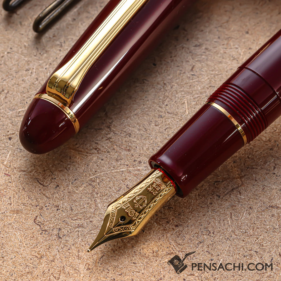 SAILOR 1911 Large (Full size) Fountain Pen - Maroon - PenSachi Japanese Limited Fountain Pen