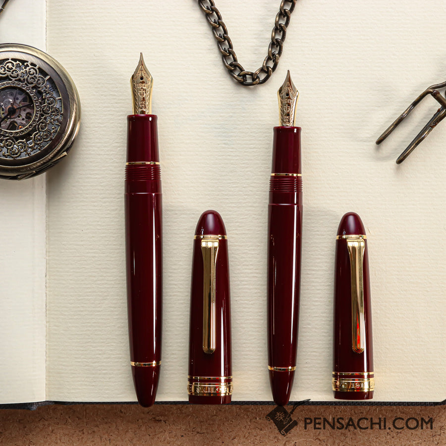 SAILOR 1911 Large (Full size) Fountain Pen - Maroon - PenSachi Japanese Limited Fountain Pen