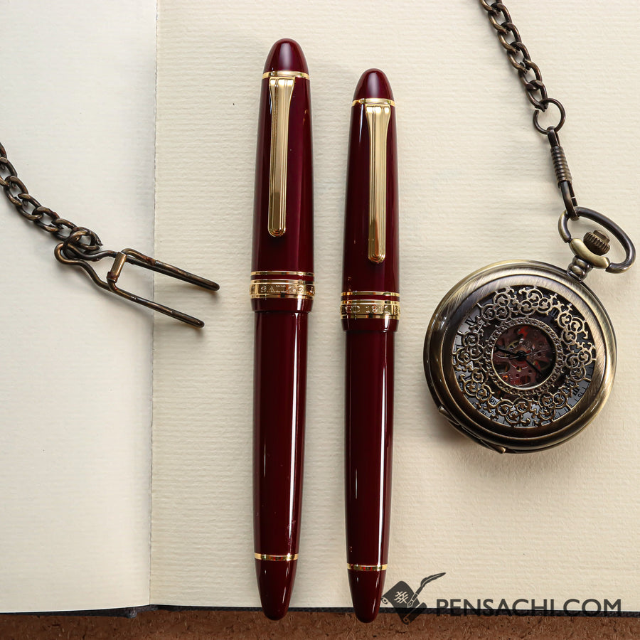 SAILOR 1911 Large (Full size) Fountain Pen - Maroon - PenSachi Japanese Limited Fountain Pen