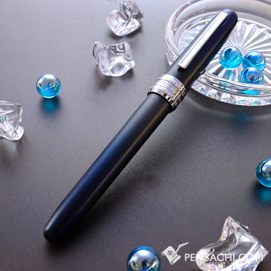 PLATINUM Plaisir Fountain Pen 10th Year anniversary- Night Blue - PenSachi Japanese Limited Fountain Pen