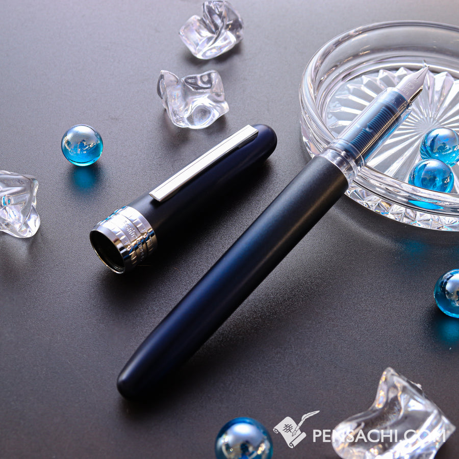 PLATINUM Plaisir Fountain Pen 10th Year anniversary- Night Blue - PenSachi Japanese Limited Fountain Pen