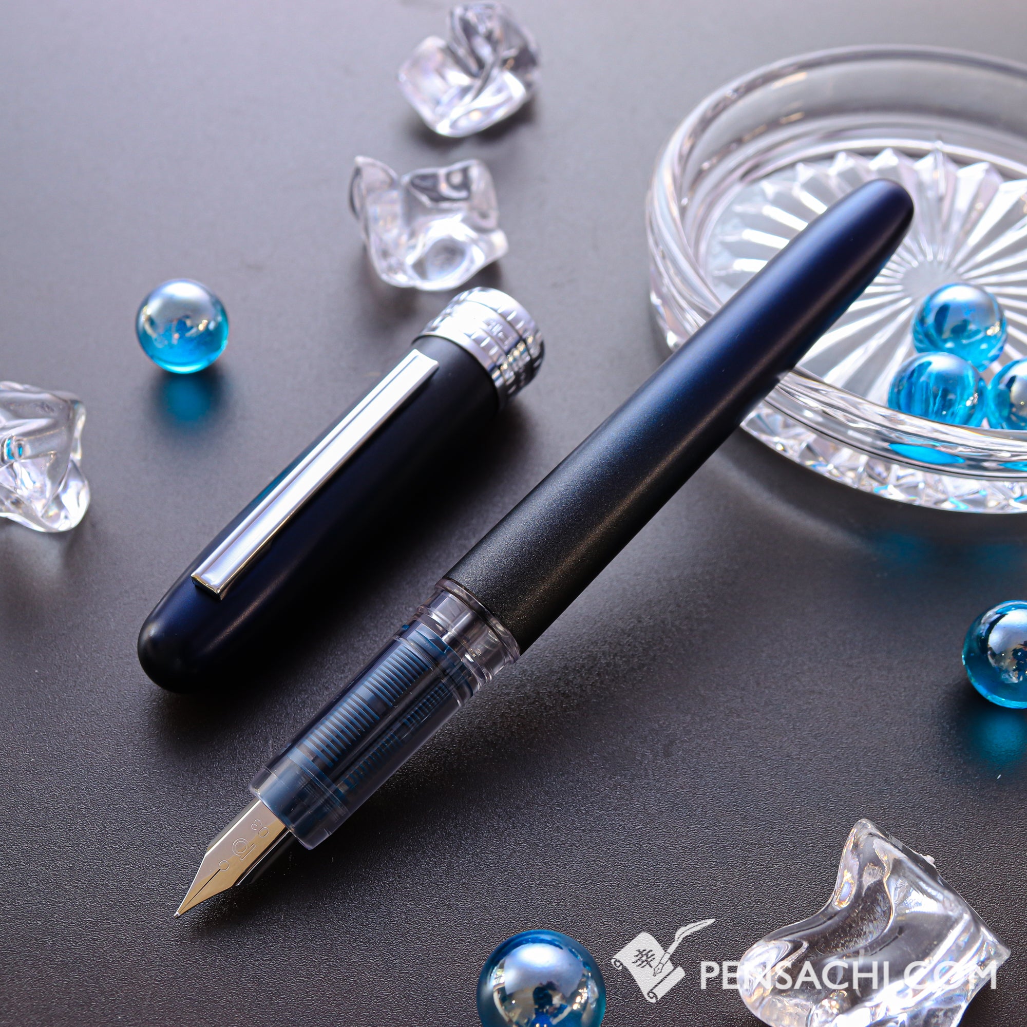 PLATINUM Plaisir Fountain Pen 10th Year anniversary- Night Blue