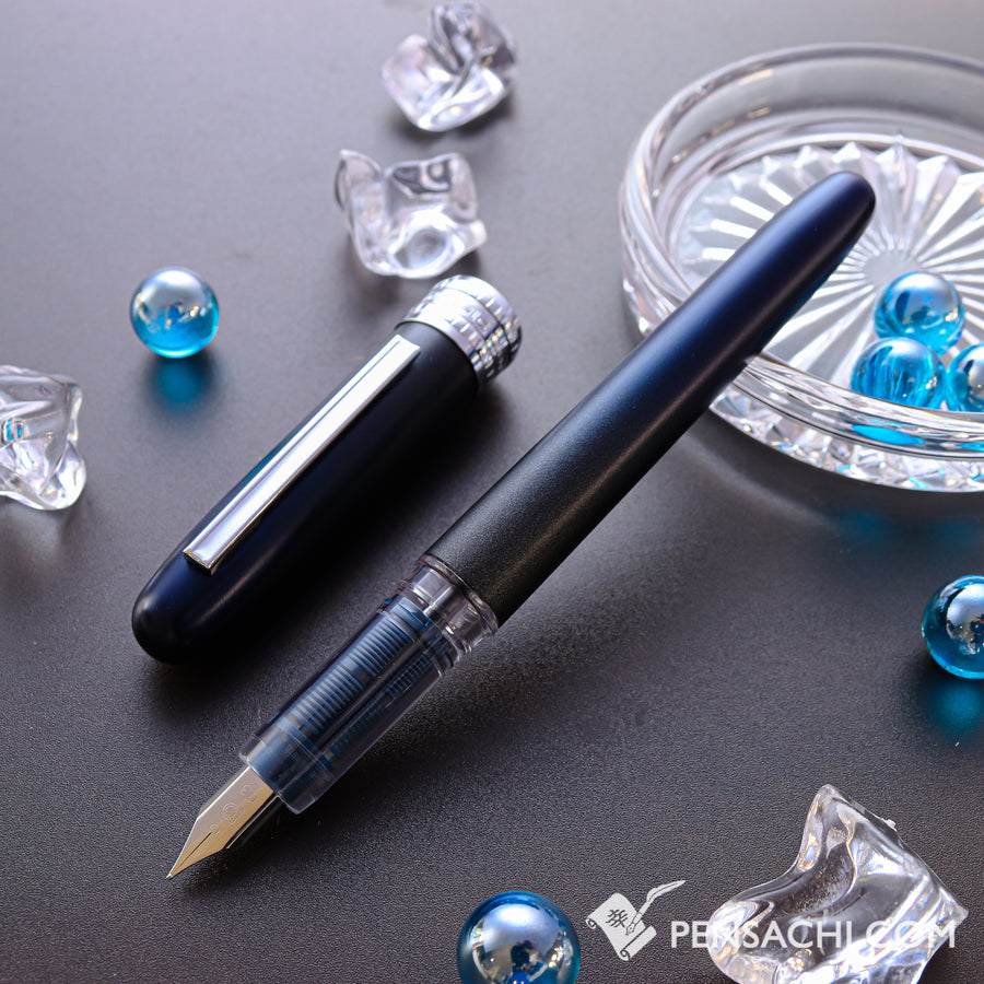 PLATINUM Plaisir Fountain Pen 10th Year anniversary- Night Blue - PenSachi Japanese Limited Fountain Pen