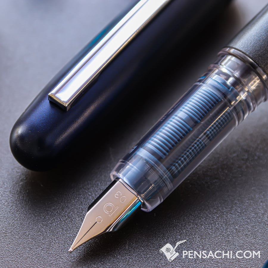 PLATINUM Plaisir Fountain Pen 10th Year anniversary- Night Blue - PenSachi Japanese Limited Fountain Pen