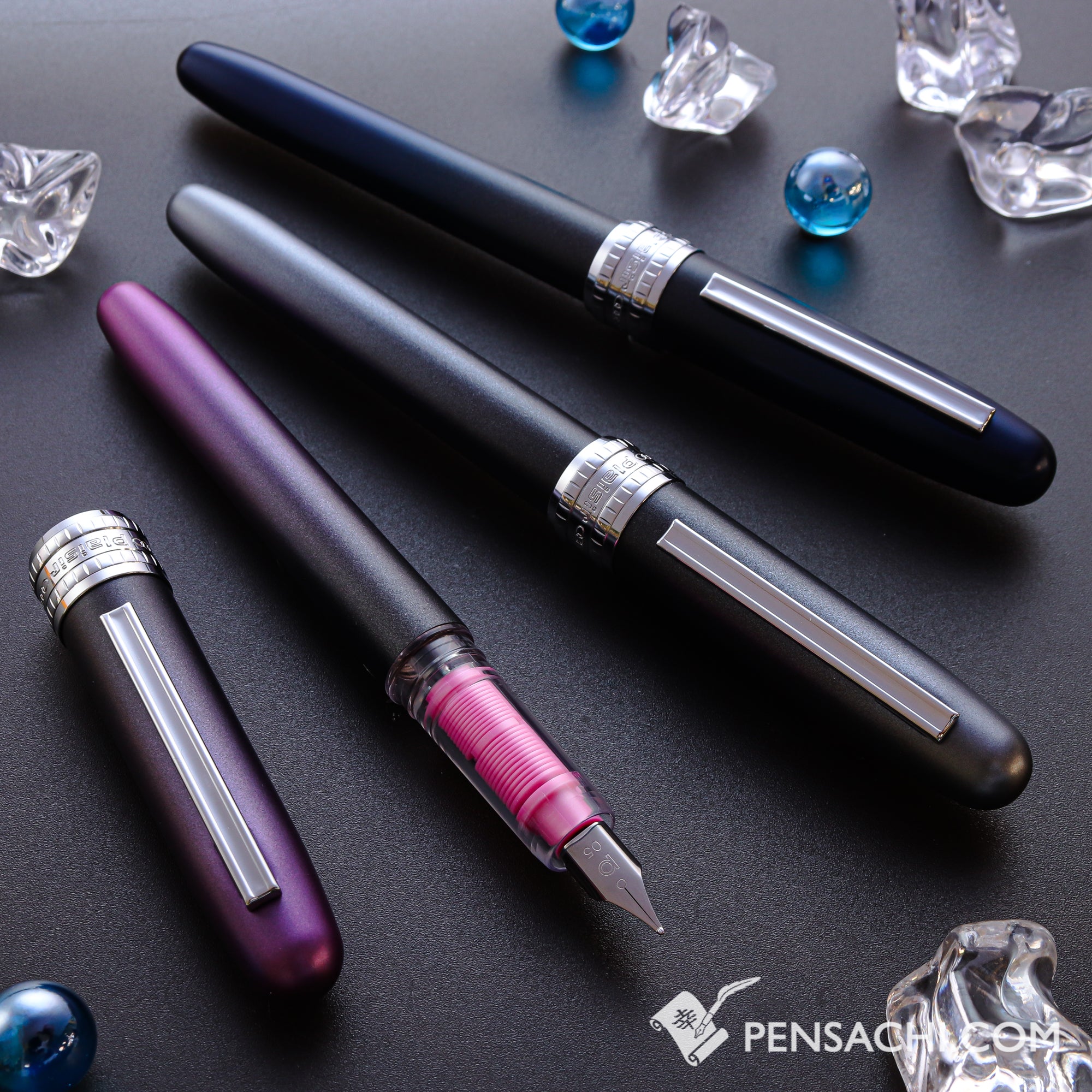 PLATINUM Plaisir Fountain Pen 10th Year anniversary- Night Blue