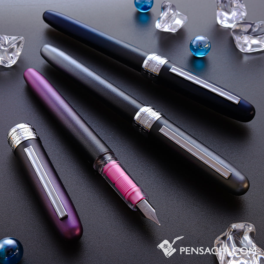 PLATINUM Plaisir Fountain Pen 10th Year anniversary- Night Gray - PenSachi Japanese Limited Fountain Pen