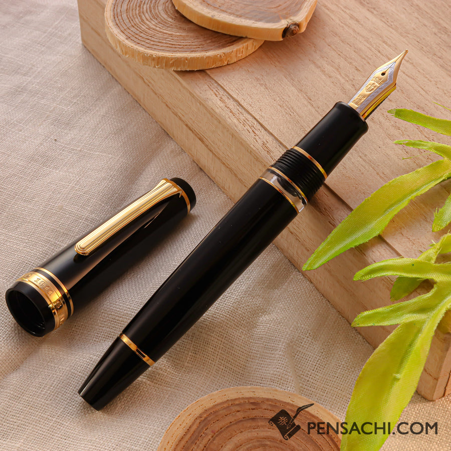 SAILOR Pro Gear Classic Realo Fountain Pen - Black - PenSachi Japanese Limited Fountain Pen