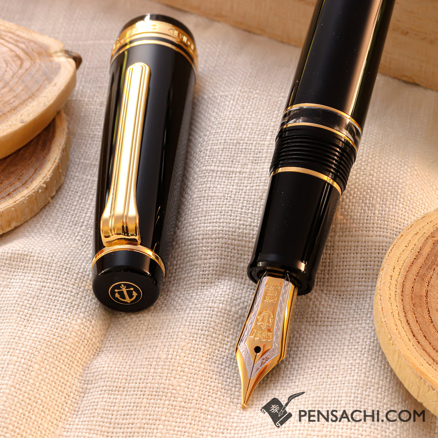 SAILOR Pro Gear Classic Realo Fountain Pen - Black - PenSachi Japanese Limited Fountain Pen