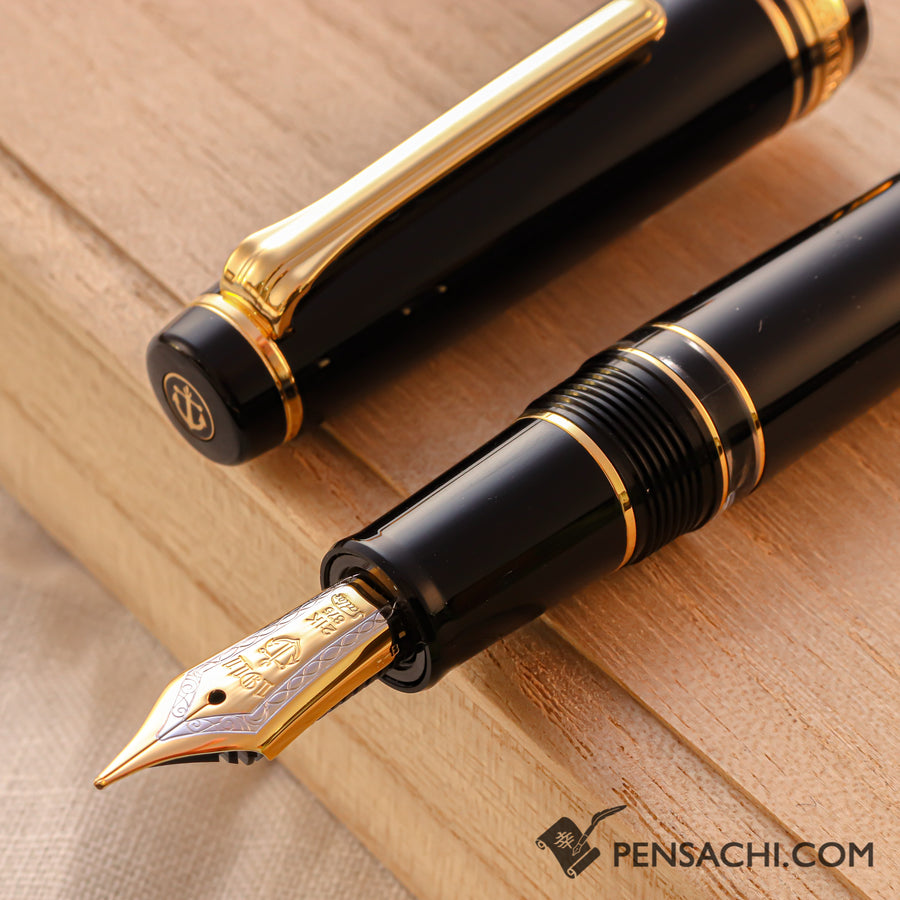 SAILOR Pro Gear Classic Realo Fountain Pen - Black - PenSachi Japanese Limited Fountain Pen