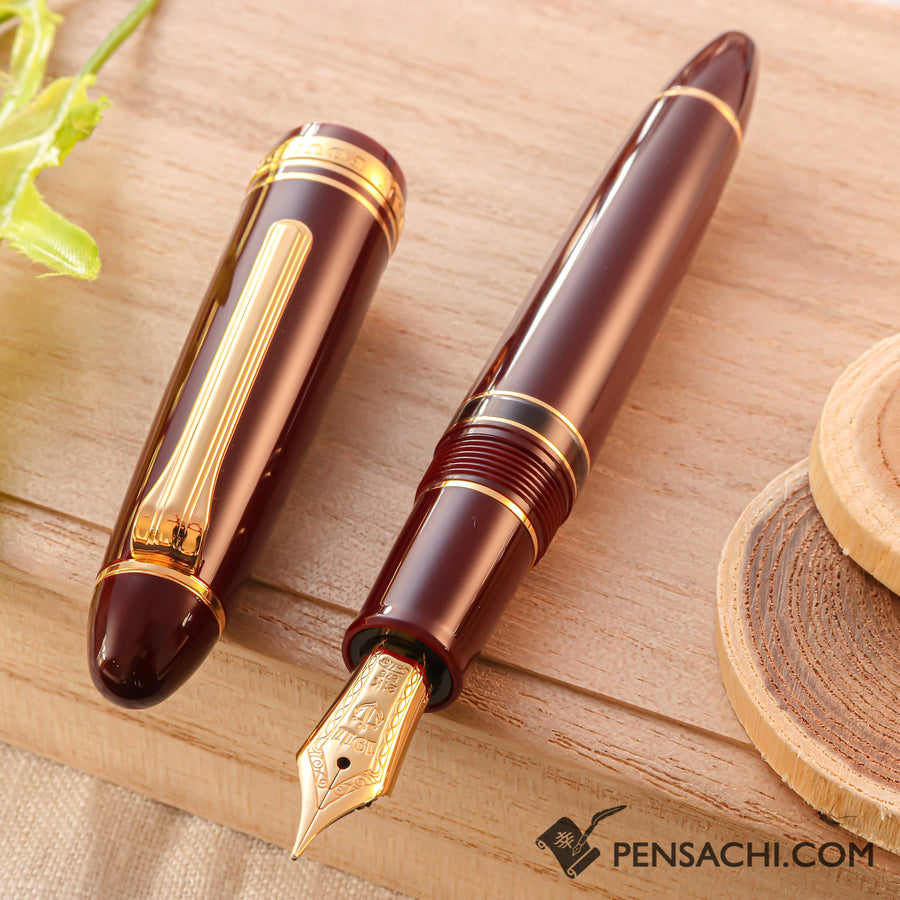 SAILOR 1911 Large (Full size) Realo Fountain Pen - Wine Red - PenSachi Japanese Limited Fountain Pen