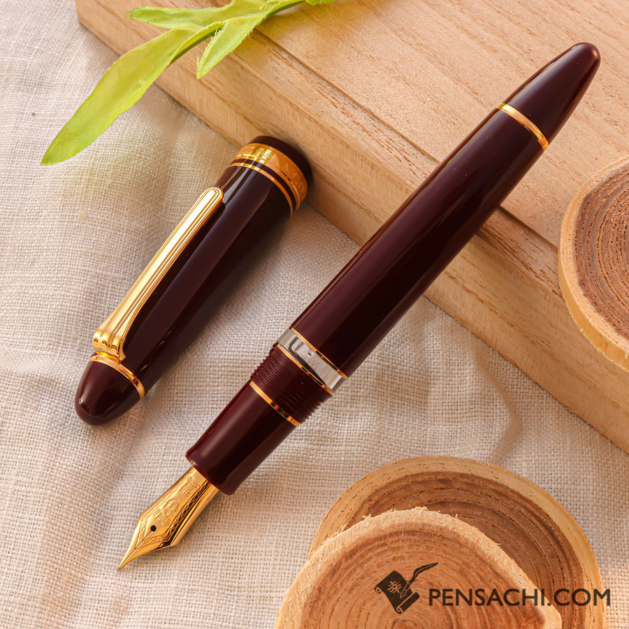 SAILOR 1911 Large (Full size) Realo Fountain Pen - Wine Red - PenSachi Japanese Limited Fountain Pen