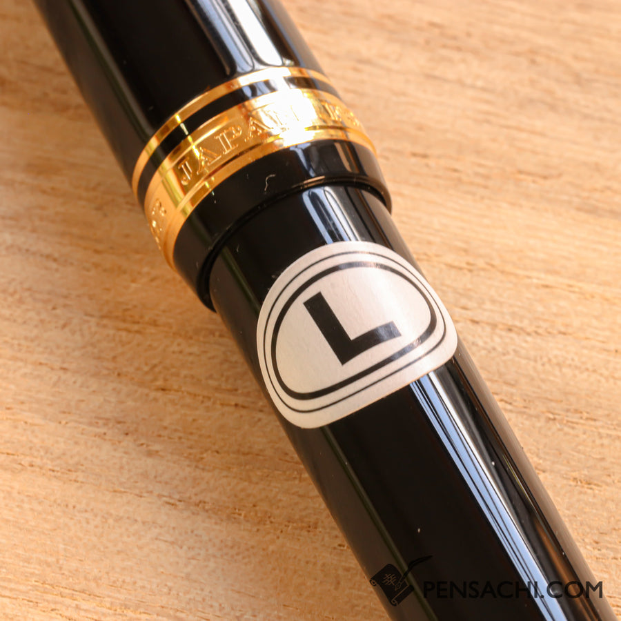 SAILOR 1911 Large (Full size) Fountain Pen - Black Gold For Lefties - PenSachi Japanese Limited Fountain Pen