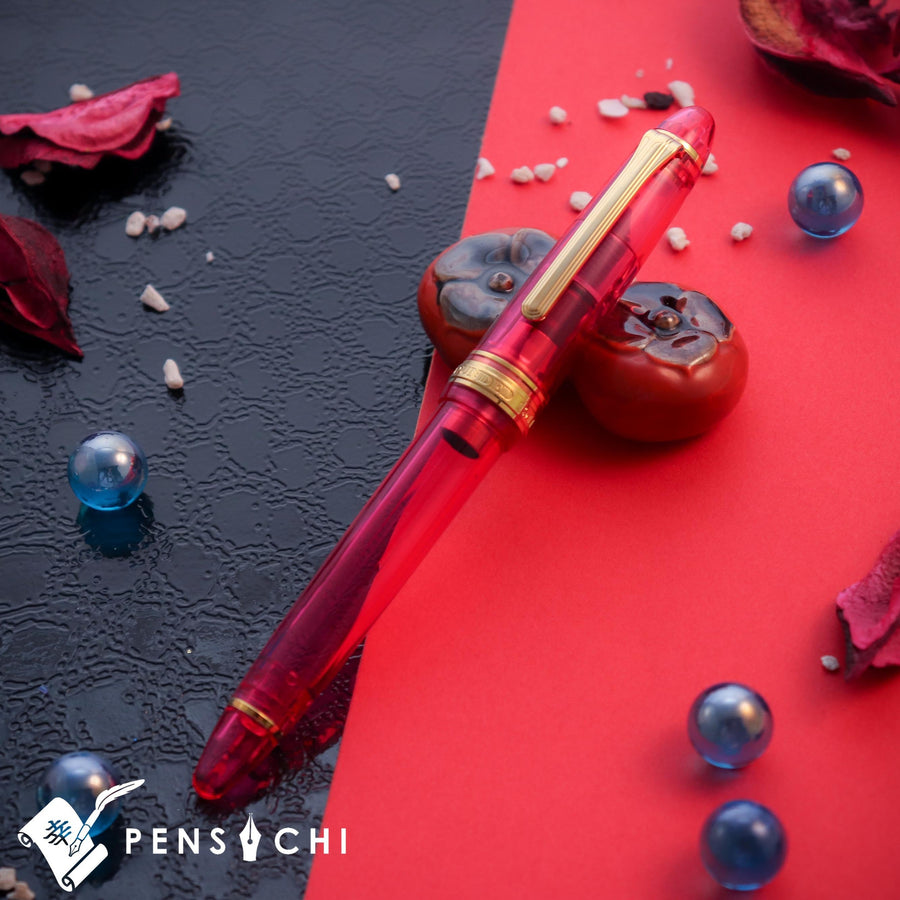 SAILOR Limited Edition 1911 Standard (Mid size) Demonstrator Fountain Pen - Spring Pink - PenSachi Japanese Limited Fountain Pen