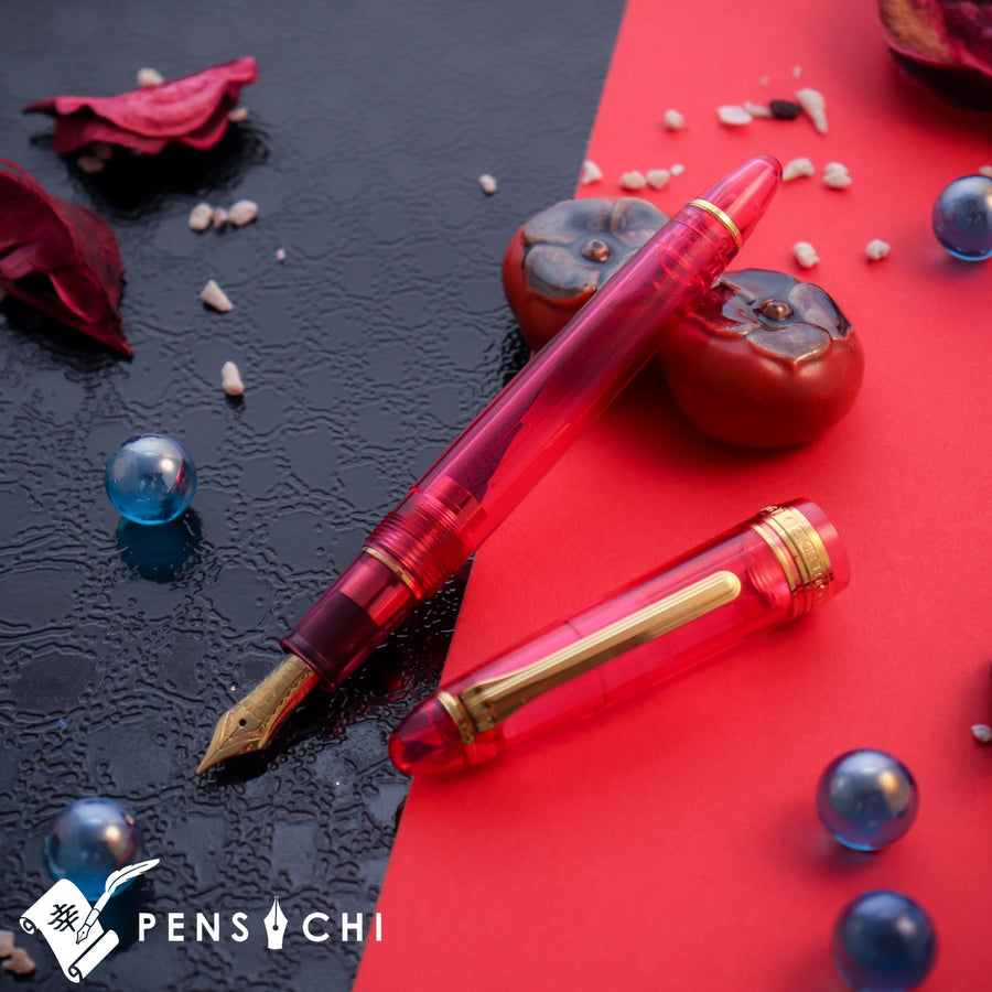 SAILOR Limited Edition 1911 Standard (Mid size) Demonstrator Fountain Pen - Spring Pink - PenSachi Japanese Limited Fountain Pen