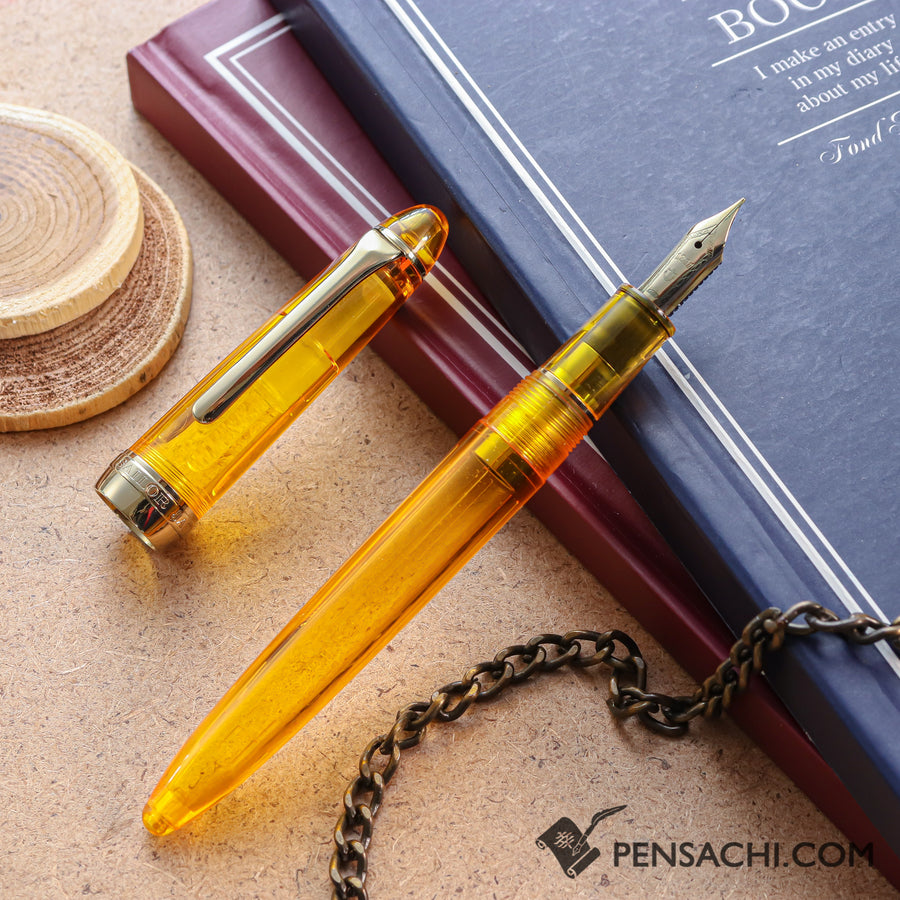 SAILOR Limited Edition 1911 Profit Pro-Color Demonstrator Fountain Pen - Cyber Yellow - PenSachi Japanese Limited Fountain Pen