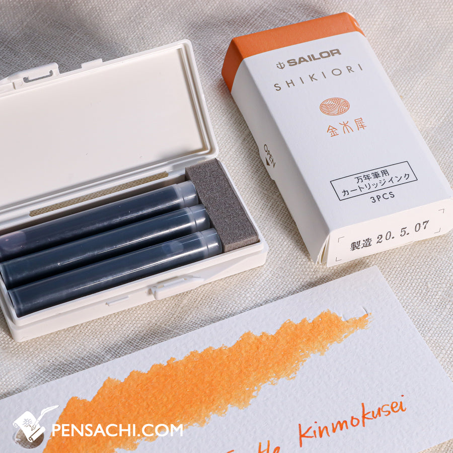 Sailor Shikiori Ink Cartridges 5 Colors Set - Fall - PenSachi Japanese Limited Fountain Pen